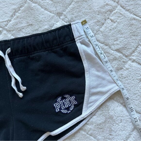 Victoria's Secret PINK | Black and White Varsity shorts | Size Medium - Picture 10 of 12